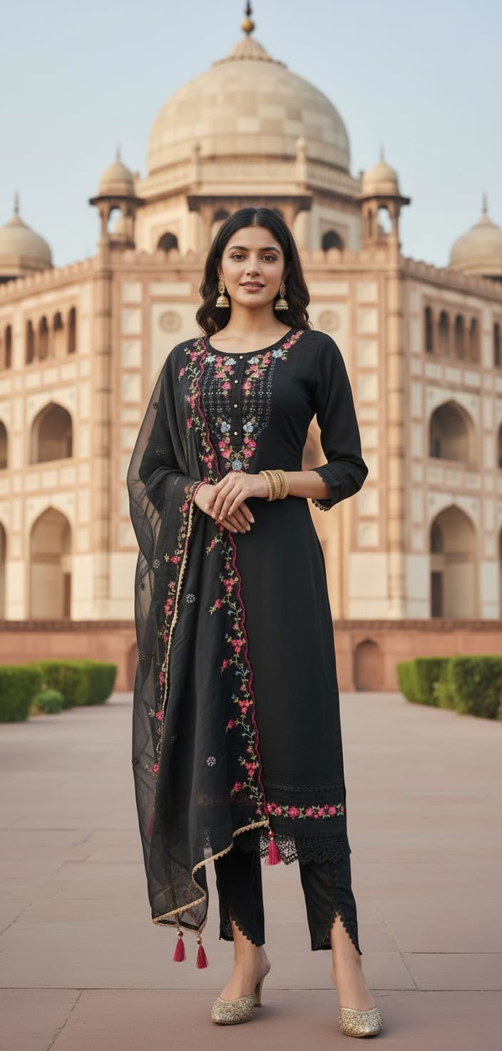 dhoti style fullstitch salwar suit